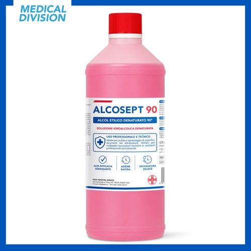 Alcol etilico denaturato rosa - etilico,