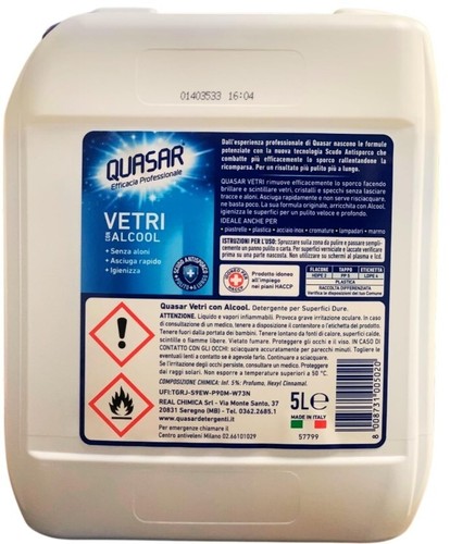 Quasar vetri tanica litri - 5,